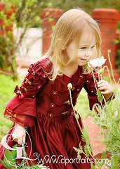 Smelling flowers (by Heather-L)