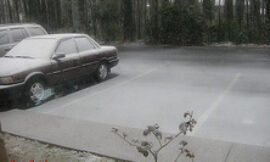 Three inches in two hours.