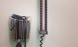 The BP cuff has its own little #nook at the doctors office. Makes it look a little like a cuckoo clock. #projectlife365