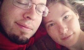 Our idea of #romance today. Celebrating our first valentines day as husband and wife by sleeping in and avoiding all the commercialism. #projectlife365