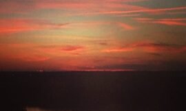 The last of the sun as we were driving in to charlston. #projectlife365