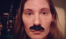 New Year’s crackers. I look like my dad when I have a mustache. #projectlife365