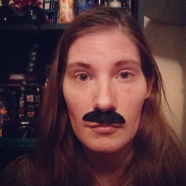 Read more about the article New Year’s crackers. I look like my dad when I have a mustache. #projectlife365